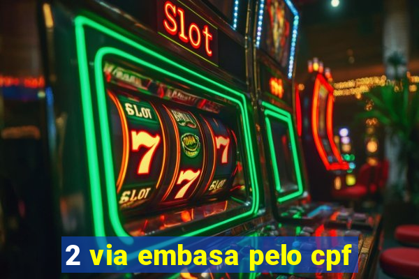 2 via embasa pelo cpf